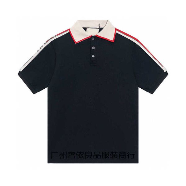men's polos designer the correct version of fashion brand collar embroidery polo shirt versatile casual t-shirt for men and women with, White;black
men's polos designer the correct version of fashion brand collar embroidery polo shirt versatile casual t-shirt for men and women with, White;black