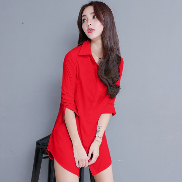 women's blouses shirts spring women red shirts long sleeve button autumn women's blouses office lady elegant casual fashion black, White
women's blouses shirts spring women red shirts long sleeve button autumn women's blouses office lady elegant casual fashion black, White