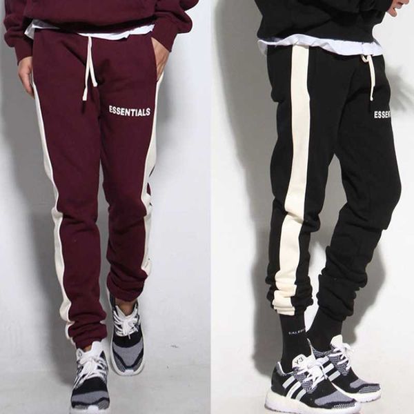 men's clothing fcg pants foar of god double thread essentlals bibber's same splicing high street fashion brand foot guard, Black
men's clothing fcg pants foar of god double thread essentlals bibber's same splicing high street fashion brand foot guard, Black