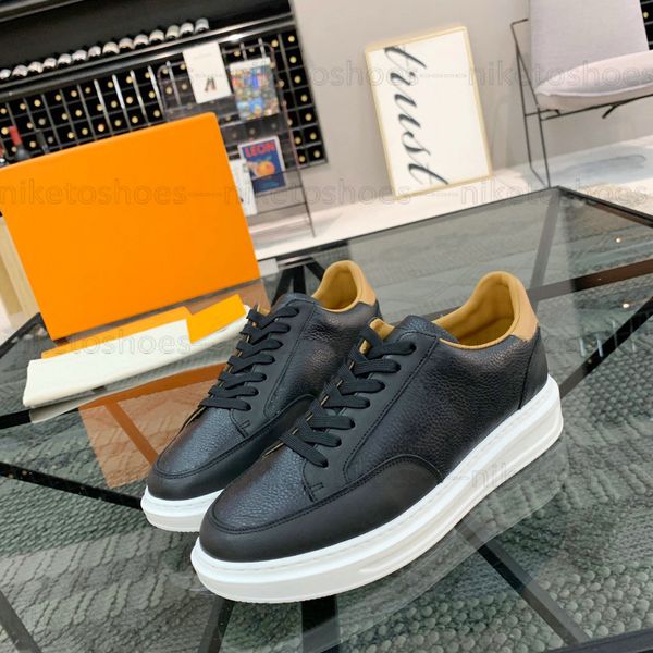 beverly hills luxurys shoes black embossed grained calf leather sneakers printing monograms rubber outsole sport shoes
beverly hills luxurys shoes black embossed grained calf leather sneakers printing monograms rubber outsole sport shoes