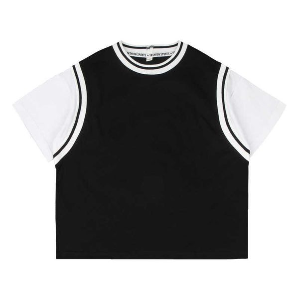 boys' fake two-piece short-sleeved t-shirt pure cotton chil1en's clothing 1 summer new medium and large chil1en's fashion bra, Blue
boys' fake two-piece short-sleeved t-shirt pure cotton chil1en's clothing 1 summer new medium and large chil1en's fashion bra, Blue