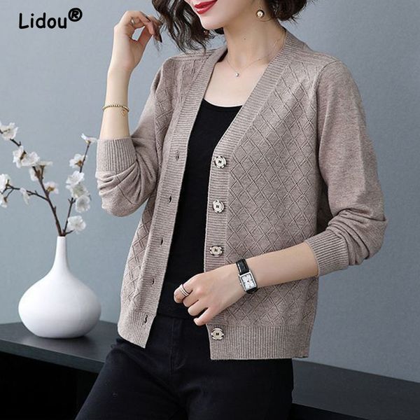 women's knits tees spring autumn knitted single breasted cardigan sweaters for women casual fashion coat temperament korean all-match 2, White
women's knits tees spring autumn knitted single breasted cardigan sweaters for women casual fashion coat temperament korean all-match 2, White