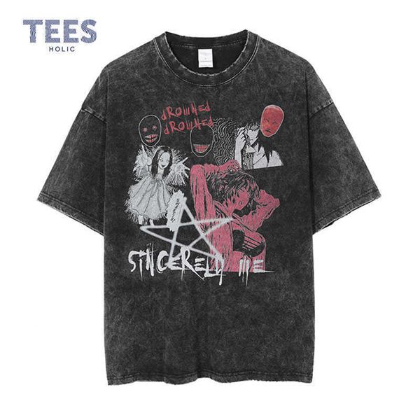 men's t-shirts anime tomie printed t-shirts harajuku vintage washed kawakami tomie tees streetwear manga oversized t shirt men 100% co, White;black
men's t-shirts anime tomie printed t-shirts harajuku vintage washed kawakami tomie tees streetwear manga oversized t shirt men 100% co, White;black