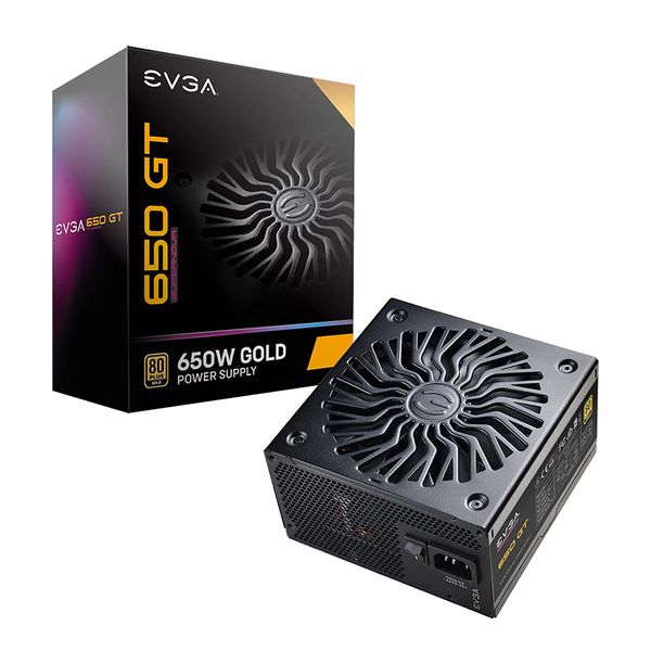 evga supernova 650 gt, 80 plus gold 650w, auto eco mode with fdb fan, includes power on self tester, compact 150mm size, power supply 220-gt
evga supernova 650 gt, 80 plus gold 650w, auto eco mode with fdb fan, includes power on self tester, compact 150mm size, power supply 220-gt