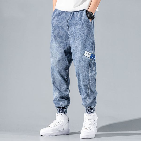 men's jeans streetwear hip hop harem jeans pants men loose joggers denim casual sweatpants korean style men's jeans cargo pants jo, Blue
men's jeans streetwear hip hop harem jeans pants men loose joggers denim casual sweatpants korean style men's jeans cargo pants jo, Blue