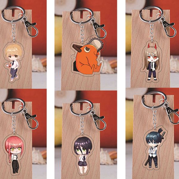 key rings wholesale anime chainsaw man acrylic keychain cartoon pochita denji makima hayakawa aki power figure pendant key chain jewelry 230, Slivery;golden
key rings wholesale anime chainsaw man acrylic keychain cartoon pochita denji makima hayakawa aki power figure pendant key chain jewelry 230, Slivery;golden