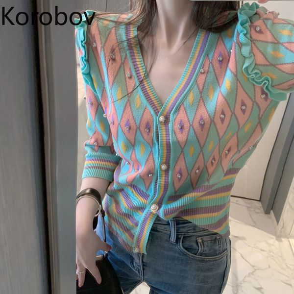 women's knits tees korobov summer thin knitted women cardigans korean short sleeve v neck sweaters vintage elegant outwear knitwear 230, White
women's knits tees korobov summer thin knitted women cardigans korean short sleeve v neck sweaters vintage elegant outwear knitwear 230, White