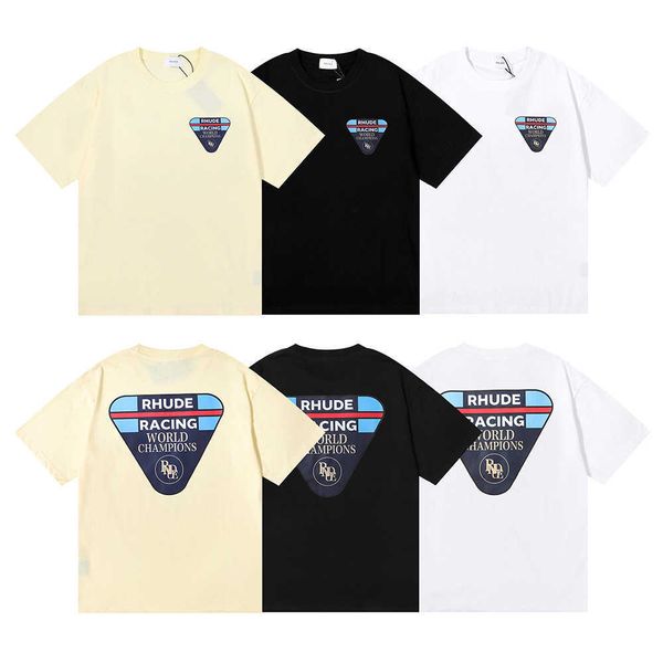 2023 spring and summer small crowd fashion rhude commemorative double-yarn cotton casual short-sleeved t-shirt for men and women, White;black
2023 spring and summer small crowd fashion rhude commemorative double-yarn cotton casual short-sleeved t-shirt for men and women, White;black