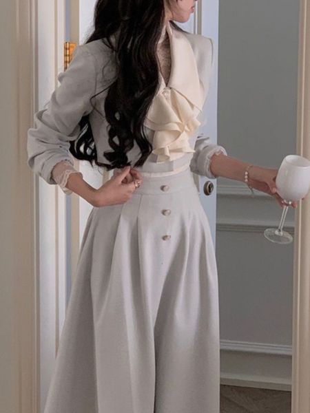 two piece dress 2 set women casual elegant vintage black midi korean clothes y2k crop short coats skirt spring chic 230302, White
two piece dress 2 set women casual elegant vintage black midi korean clothes y2k crop short coats skirt spring chic 230302, White