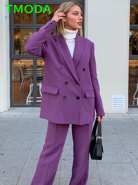 women's suits blazers t moda women vintage purple double breasted office wear blazer coat high waist zipper pants female outerwear chic, White;black
women's suits blazers t moda women vintage purple double breasted office wear blazer coat high waist zipper pants female outerwear chic, White;black