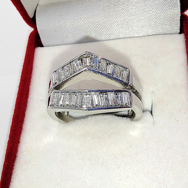 stainless steel t zircon band rings love men women couple lover luxury wedding engagement ring never fade not allergic, Silver
stainless steel t zircon band rings love men women couple lover luxury wedding engagement ring never fade not allergic, Silver