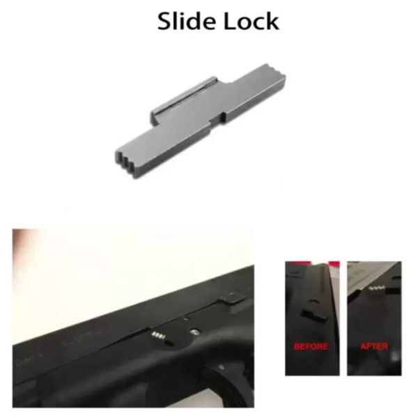stainless steel glock extended slide lock lever for all glock models hunting gun accessories
stainless steel glock extended slide lock lever for all glock models hunting gun accessories