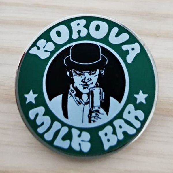 milk bar badge brooch clockwork orange novel film accessories gift cute anime movies games hard enamel pins collect metal cartoon brooch, Blue
milk bar badge brooch clockwork orange novel film accessories gift cute anime movies games hard enamel pins collect metal cartoon brooch, Blue