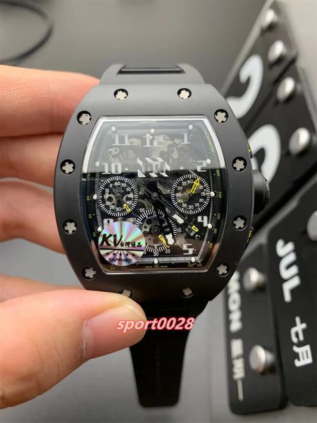 kv rm011 watch 7750 timekeeping function ceramic material case sapphire crystal glass mirror natural rubber watchband, Slivery;golden
kv rm011 watch 7750 timekeeping function ceramic material case sapphire crystal glass mirror natural rubber watchband, Slivery;golden
