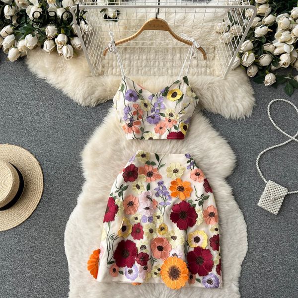 two piece dress gagaok sweet piec set women summer french fashion chic vintage suits floral camis mini bodycon skirts 230302, White
two piece dress gagaok sweet piec set women summer french fashion chic vintage suits floral camis mini bodycon skirts 230302, White