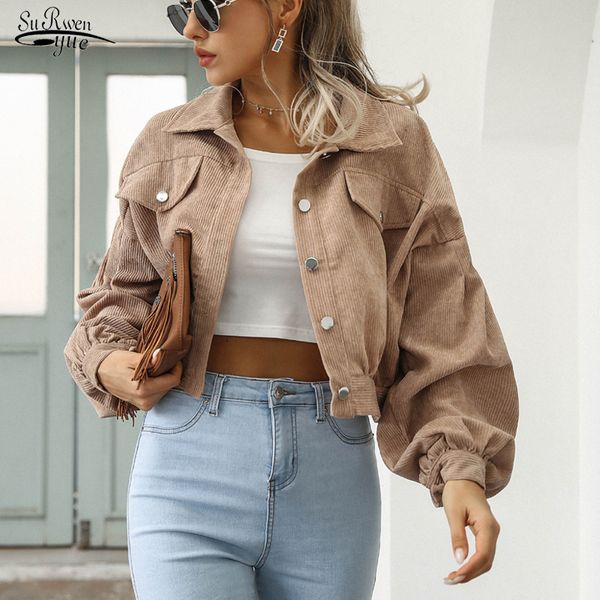 women's jackets for women lantern sleeve cropped bomber jacket overcoat outwear fashion spring vintage corduroy autumn winter coat 1804, Black;brown
women's jackets for women lantern sleeve cropped bomber jacket overcoat outwear fashion spring vintage corduroy autumn winter coat 1804, Black;brown
