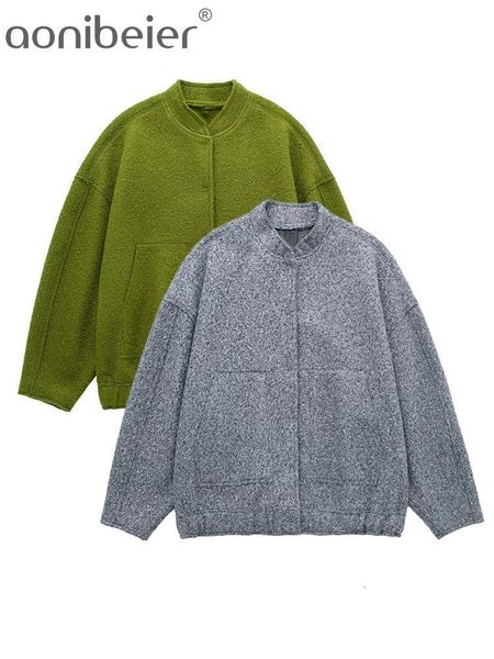 womens jackets aonibeier spring women coat traf vintage long sleeve stand collar poppers pockets loose bomber jacket female outwear grey 230, Black;brown
womens jackets aonibeier spring women coat traf vintage long sleeve stand collar poppers pockets loose bomber jacket female outwear grey 230, Black;brown