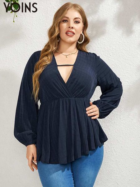 womens blouses shirts yoins plus size blouses fashion v neck long sleeve women shirts asymmetrical hem blusas navy tunic autumn female 4xl, White
womens blouses shirts yoins plus size blouses fashion v neck long sleeve women shirts asymmetrical hem blusas navy tunic autumn female 4xl, White