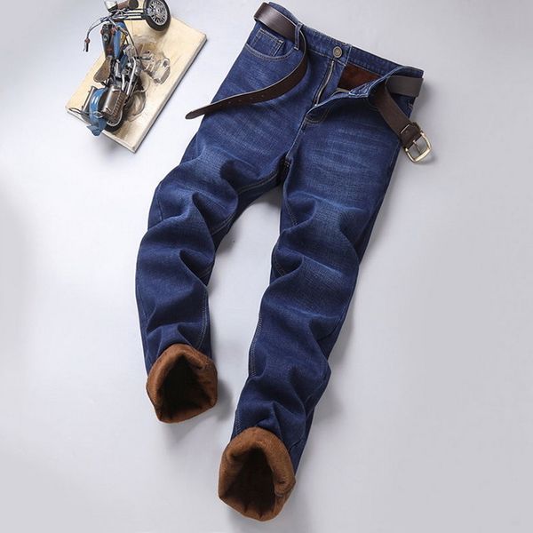 men's jeans slim straight fit fleece jeans classic plus velvet thick stretch denim trousers male loose brand pants black grey blue pant
men's jeans slim straight fit fleece jeans classic plus velvet thick stretch denim trousers male loose brand pants black grey blue pant