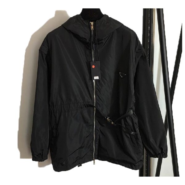 designer womens windbreaker coats triangle drawcord waist long sleeved hoodie zipper loose elegant coat women casual long windbreaker waterp, Tan;black
designer womens windbreaker coats triangle drawcord waist long sleeved hoodie zipper loose elegant coat women casual long windbreaker waterp, Tan;black