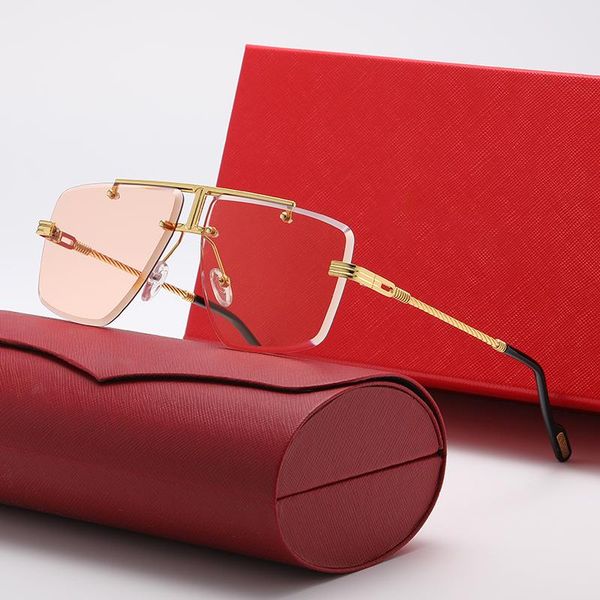 luxury designer sunglasses carti eyewear glasses golden bridge frameless square polarizer four seasons glasses couples sunglass lunette cart, White;black
luxury designer sunglasses carti eyewear glasses golden bridge frameless square polarizer four seasons glasses couples sunglass lunette cart, White;black