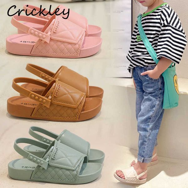 sandals new solid pvc children's sandals shoes summer waterproof flats girls beach shoes fashion soft non slip princess kids sandal r23, Black;red
sandals new solid pvc children's sandals shoes summer waterproof flats girls beach shoes fashion soft non slip princess kids sandal r23, Black;red