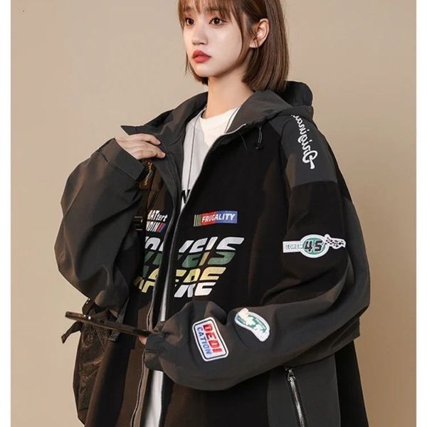 womens jackets vintage colorblock bomber varsity hooded jacket printed casual zipper racing jacket coat winter clothes 230302, Black;brown
womens jackets vintage colorblock bomber varsity hooded jacket printed casual zipper racing jacket coat winter clothes 230302, Black;brown