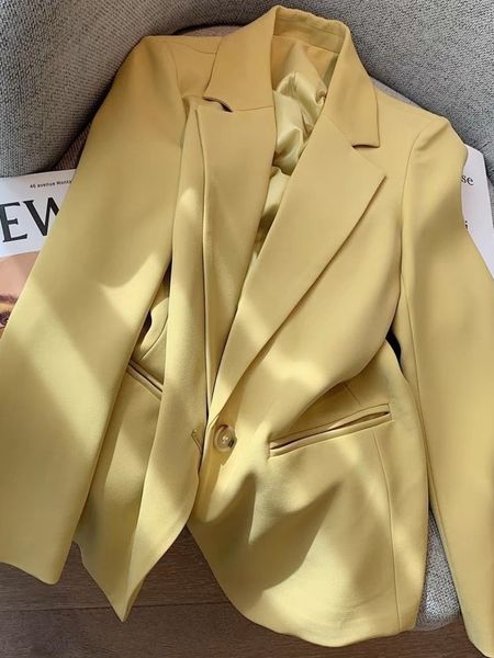 women's suits blazers blazer women casual loose office elegant korean style basic fashion long sleeve design solid color office coats s, White;black
women's suits blazers blazer women casual loose office elegant korean style basic fashion long sleeve design solid color office coats s, White;black