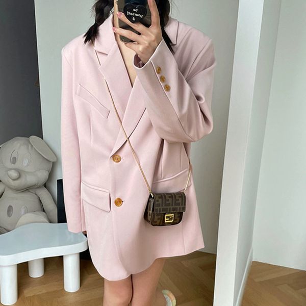 women's suits blazers single breasted shoulder pad flap pocket front plus blazer pink green gray autumn casual oversize women coat 2303, White;black
women's suits blazers single breasted shoulder pad flap pocket front plus blazer pink green gray autumn casual oversize women coat 2303, White;black