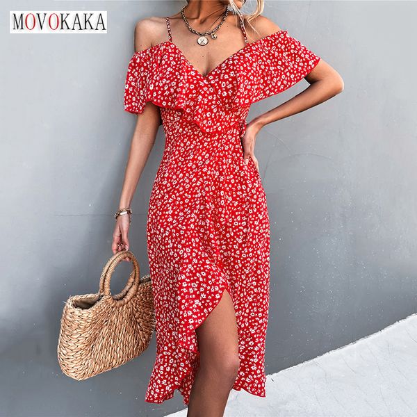 casual dresses movokaka ladies spring summer straps women ruffles off shoulder party elegant floral print beach 230302, Black;gray
casual dresses movokaka ladies spring summer straps women ruffles off shoulder party elegant floral print beach 230302, Black;gray