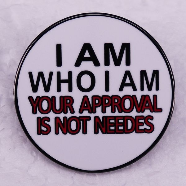 i am who i am your approval is not needes pin cute anime movies games hard enamel pins collect metal cartoon brooch, Blue
i am who i am your approval is not needes pin cute anime movies games hard enamel pins collect metal cartoon brooch, Blue