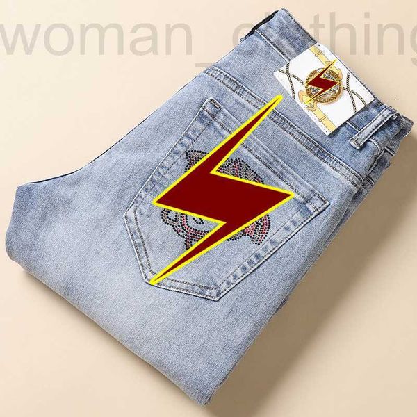 men's jeans designer spring and summer new jeans men slim personality small leg straight pants thin 2h10, Blue
men's jeans designer spring and summer new jeans men slim personality small leg straight pants thin 2h10, Blue