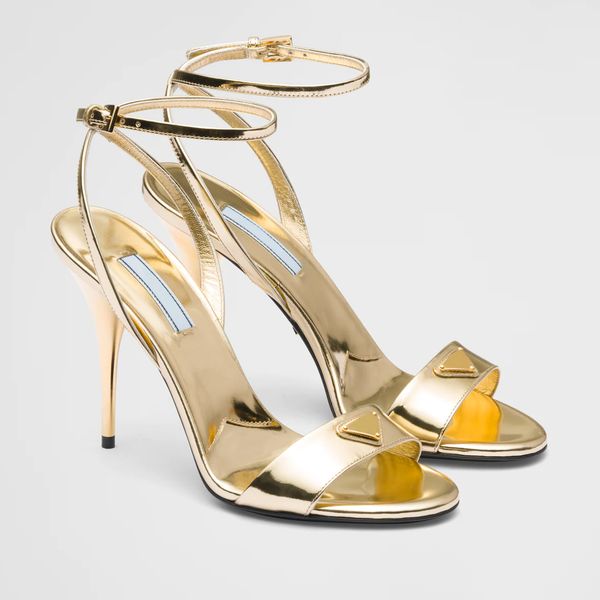 metallic leather high-heel sandals triangle patent leather sandal women ankle strap stiletto heels open toes for women luxury designer shoes, Black
metallic leather high-heel sandals triangle patent leather sandal women ankle strap stiletto heels open toes for women luxury designer shoes, Black