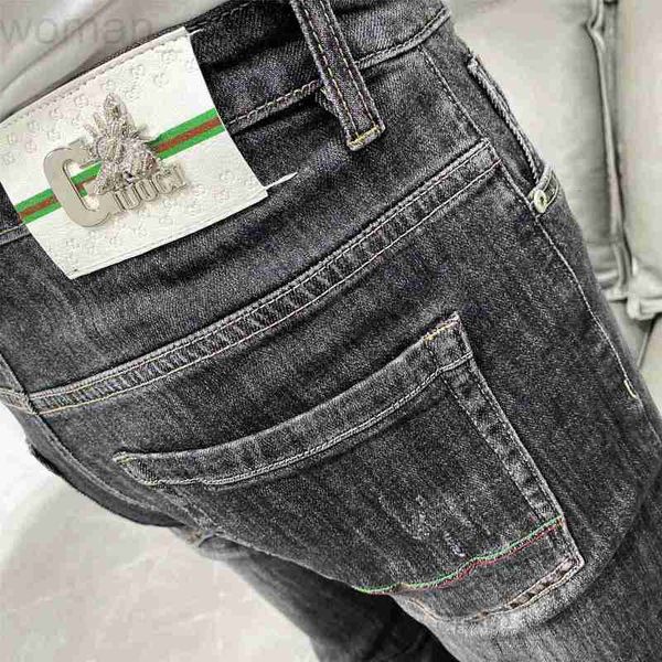 men's jeans designer mid-raist fashion artistic cropped trousers zipper youth new winter slim men's jeans 5ngm, Blue
men's jeans designer mid-raist fashion artistic cropped trousers zipper youth new winter slim men's jeans 5ngm, Blue