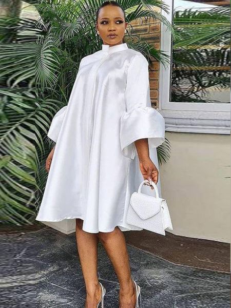 casual dresses women loose shirt dress puff sleeves white dresses summer autumn fashion casual classy holiday robes large size 3xl tunic 230, Black;gray
casual dresses women loose shirt dress puff sleeves white dresses summer autumn fashion casual classy holiday robes large size 3xl tunic 230, Black;gray