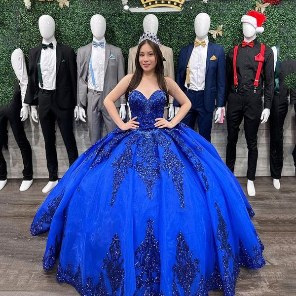 blue shiny sweetheart quinceanera dress glittering lace for 15 party formal dress ball gown 16 birthday princess gown gown, Blue;red
blue shiny sweetheart quinceanera dress glittering lace for 15 party formal dress ball gown 16 birthday princess gown gown, Blue;red
