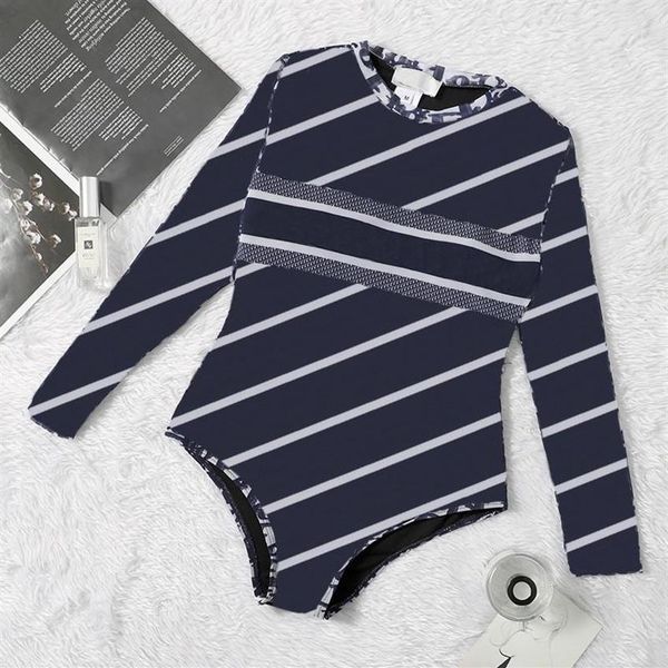 classic striped swimwear long sleeve padded push up women's one-piece swimsuit beach wear travel vacation designer wear229c
classic striped swimwear long sleeve padded push up women's one-piece swimsuit beach wear travel vacation designer wear229c