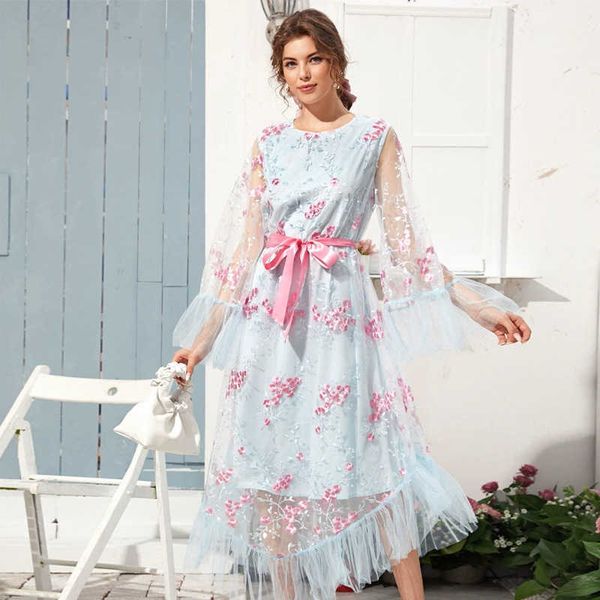 women's casual dresses ty-102 round neck sleeve high waist pleated skirt embroidered long dresses, Black;gray
women's casual dresses ty-102 round neck sleeve high waist pleated skirt embroidered long dresses, Black;gray