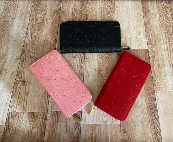 2022 fashion flowers designer zipper wallets luxurys men women leather bags classic letters coin purse plaid card holder embossing flower 60, Red;black
2022 fashion flowers designer zipper wallets luxurys men women leather bags classic letters coin purse plaid card holder embossing flower 60, Red;black