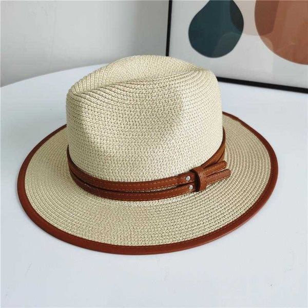 wide brim hats summer panama hats for women men natural straw sun hats caps sun protection outdoor beach visor straw hat 2022 new j230301, Blue;gray
wide brim hats summer panama hats for women men natural straw sun hats caps sun protection outdoor beach visor straw hat 2022 new j230301, Blue;gray