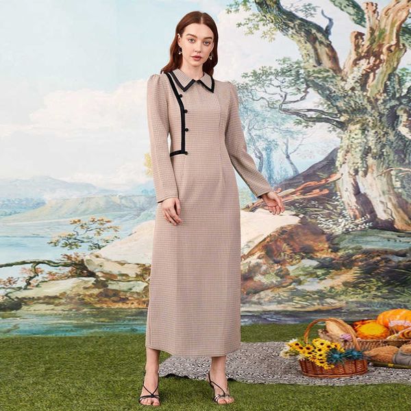 women's casual dresses mxz-196 2023 spring and autumn plaid dresses, Black;gray
women's casual dresses mxz-196 2023 spring and autumn plaid dresses, Black;gray