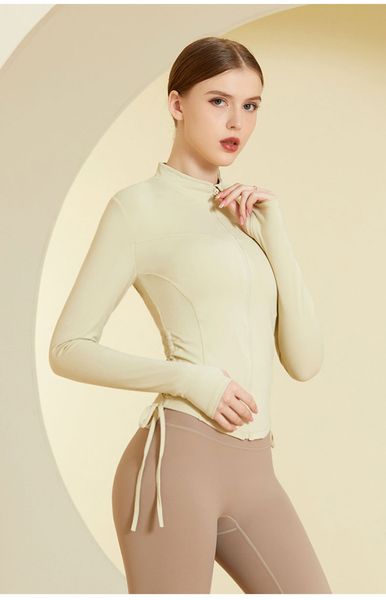 lu-style yoga jacket women outfit stand collar zipper cardigan running fitness gym clothes long sleeve for ladies, White;red
lu-style yoga jacket women outfit stand collar zipper cardigan running fitness gym clothes long sleeve for ladies, White;red