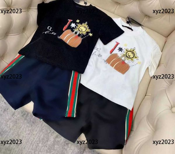 luxury kids clothes child sets baby 2pcs fashion bag printed t-shirt and shorts summer outdoors tracksuit size 100-160 cm, White
luxury kids clothes child sets baby 2pcs fashion bag printed t-shirt and shorts summer outdoors tracksuit size 100-160 cm, White