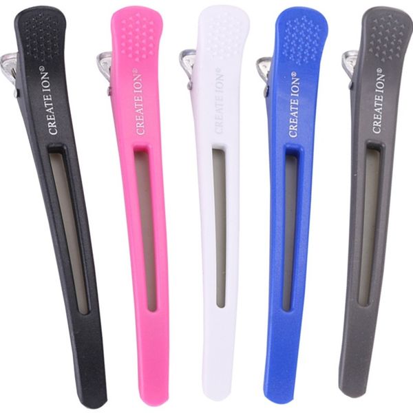 12pcs hair clips pro hairdressing clamps clips salon rubber hair sectioning clip crocodile hairpin styling accessories, Black;brown
12pcs hair clips pro hairdressing clamps clips salon rubber hair sectioning clip crocodile hairpin styling accessories, Black;brown