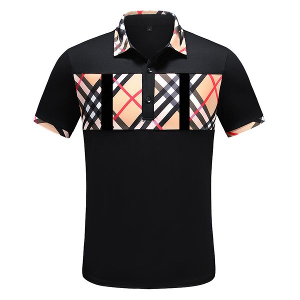 designer men's polo shirt patchwork shirt lapel short sleeve casual 100% cotton brand business fashion polo, White;black
designer men's polo shirt patchwork shirt lapel short sleeve casual 100% cotton brand business fashion polo, White;black