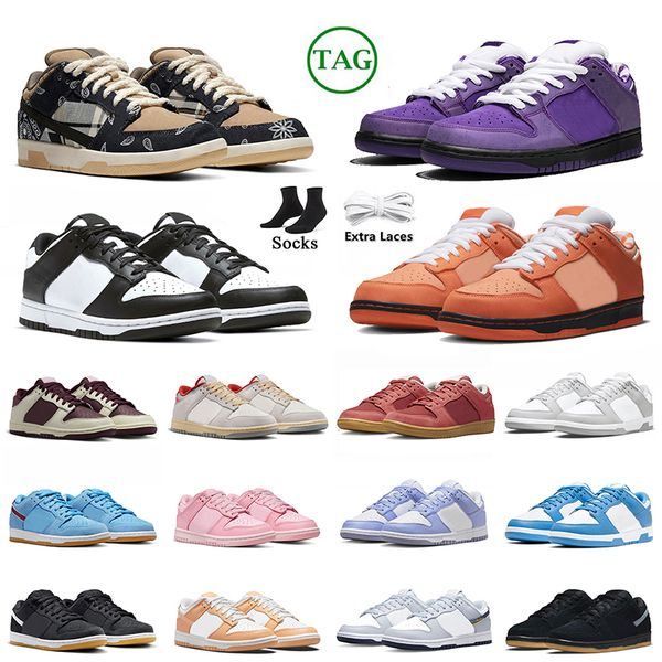 dunks panda adobe low running shoes concepts orange purple lobster mummy sneakers women mens black white unc why so sad teddy bear pink