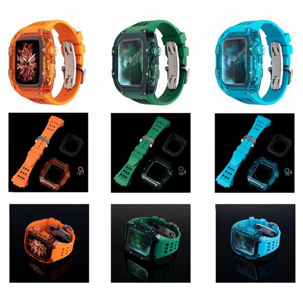 Crystal Smart Straps Colored Carved Armor Case Integrated Strap Mod Kit Watches Cover Watch Band Bracelet Fit iWatch 8 7 6 5 4 For Apple Watch 44 45mm i mm
Crystal Smart Straps Colored Carved Armor Case Integrated Strap Mod Kit Watches Cover Watch Band Bracelet Fit iWatch 8 7 6 5 4 For Apple Watch 44 45mm i mm