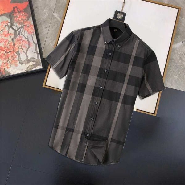 mens shirts desingers luxurys casual plaid shirt stripe men's social fashion bur shirttls8, White;black
mens shirts desingers luxurys casual plaid shirt stripe men's social fashion bur shirttls8, White;black