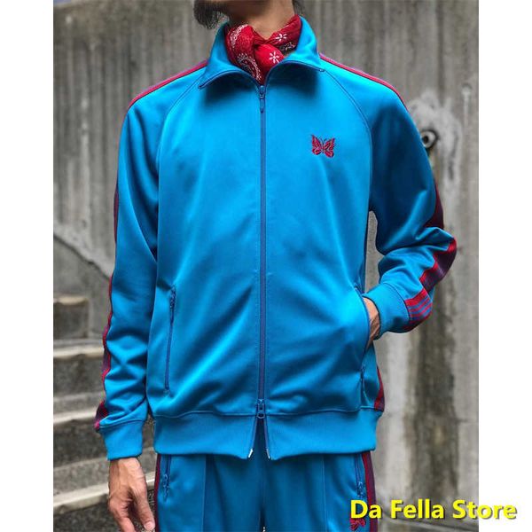 jackets blue men's needles poly smooth track jackets men women needles awge jacket red butterfly embroidery awge coats t230302, Black;brown
jackets blue men's needles poly smooth track jackets men women needles awge jacket red butterfly embroidery awge coats t230302, Black;brown