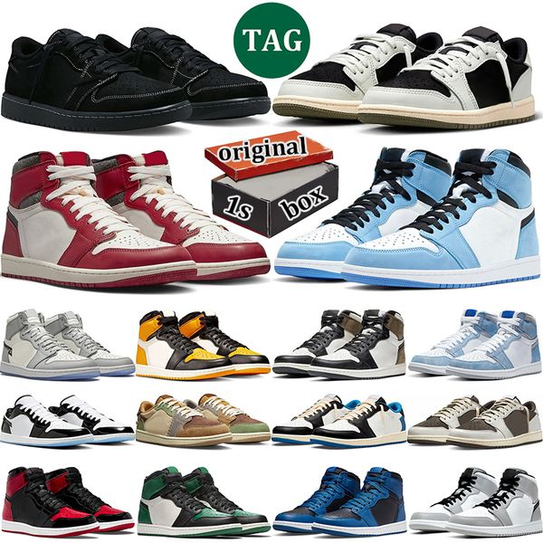 with box 1s high og basketball shoes lost and found university blue hyper royal 1 low black phantom olive reverse mocha patent bred pine
with box 1s high og basketball shoes lost and found university blue hyper royal 1 low black phantom olive reverse mocha patent bred pine